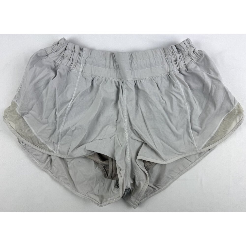 Lululemon Athletica Hotty Hot Short Size 10 Jasmine White Running Yoga Workout